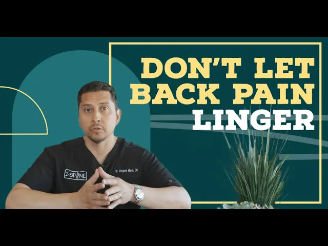 Don’t Let Back Pain Linger | Chiropractor for Low Back Pain in Lubbock, TX