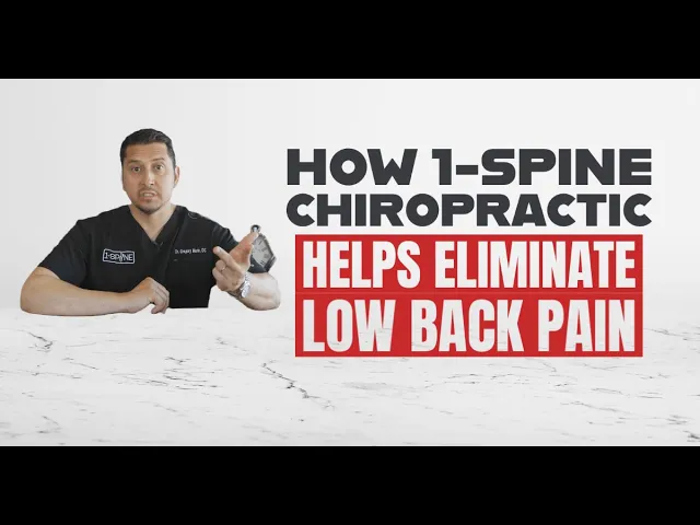 How 1 Spine Chiropractic Helps Eliminate Low Back Pain | Chiropractor in Lubbock, TX